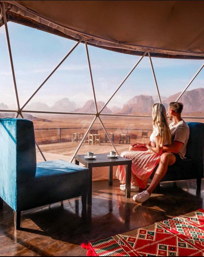 شقة Sun Luxury Camp &Tour وادي رم المظهر الخارجي الصورة