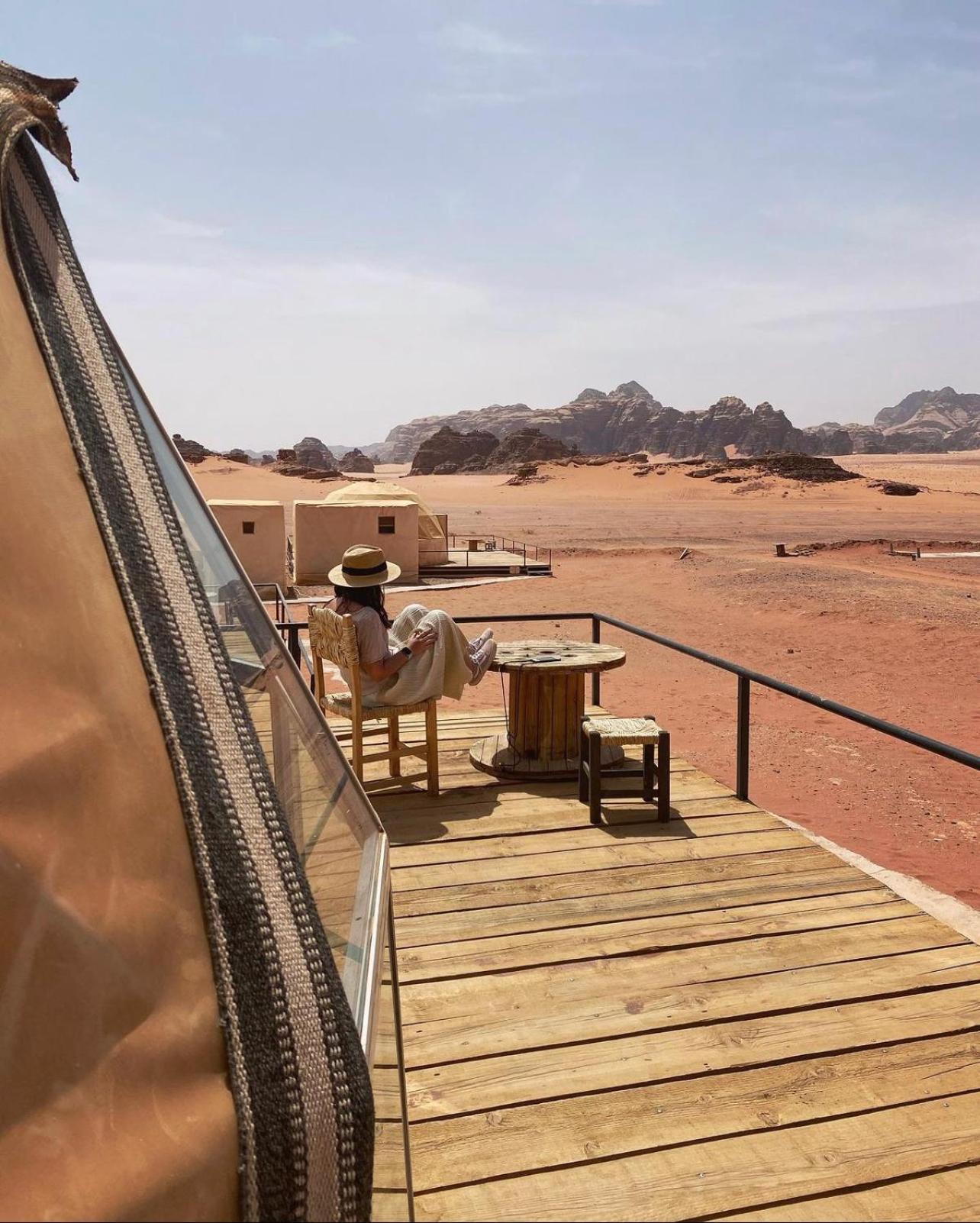 شقة Sun Luxury Camp &Tour وادي رم المظهر الخارجي الصورة