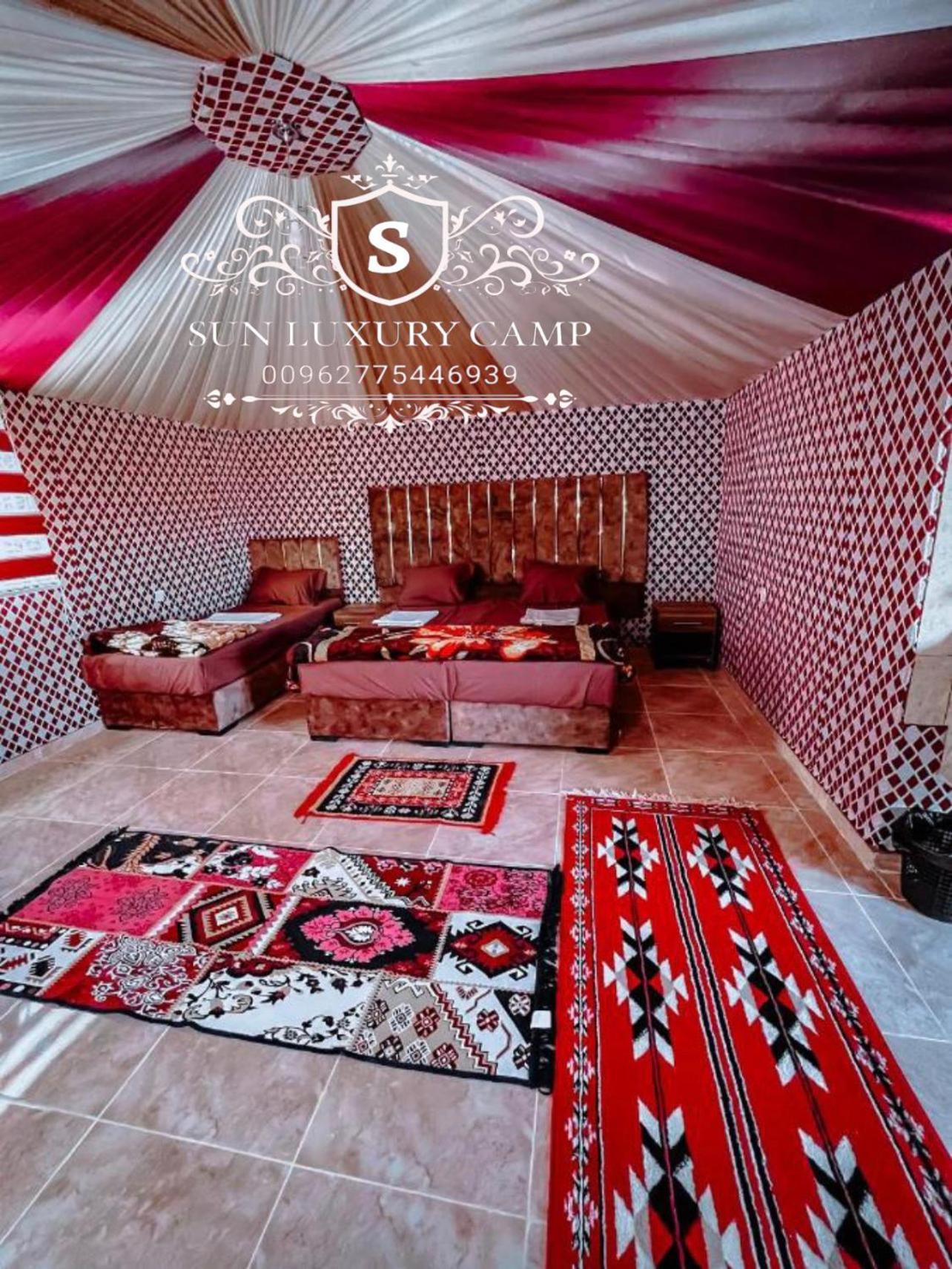 شقة Sun Luxury Camp &Tour وادي رم المظهر الخارجي الصورة