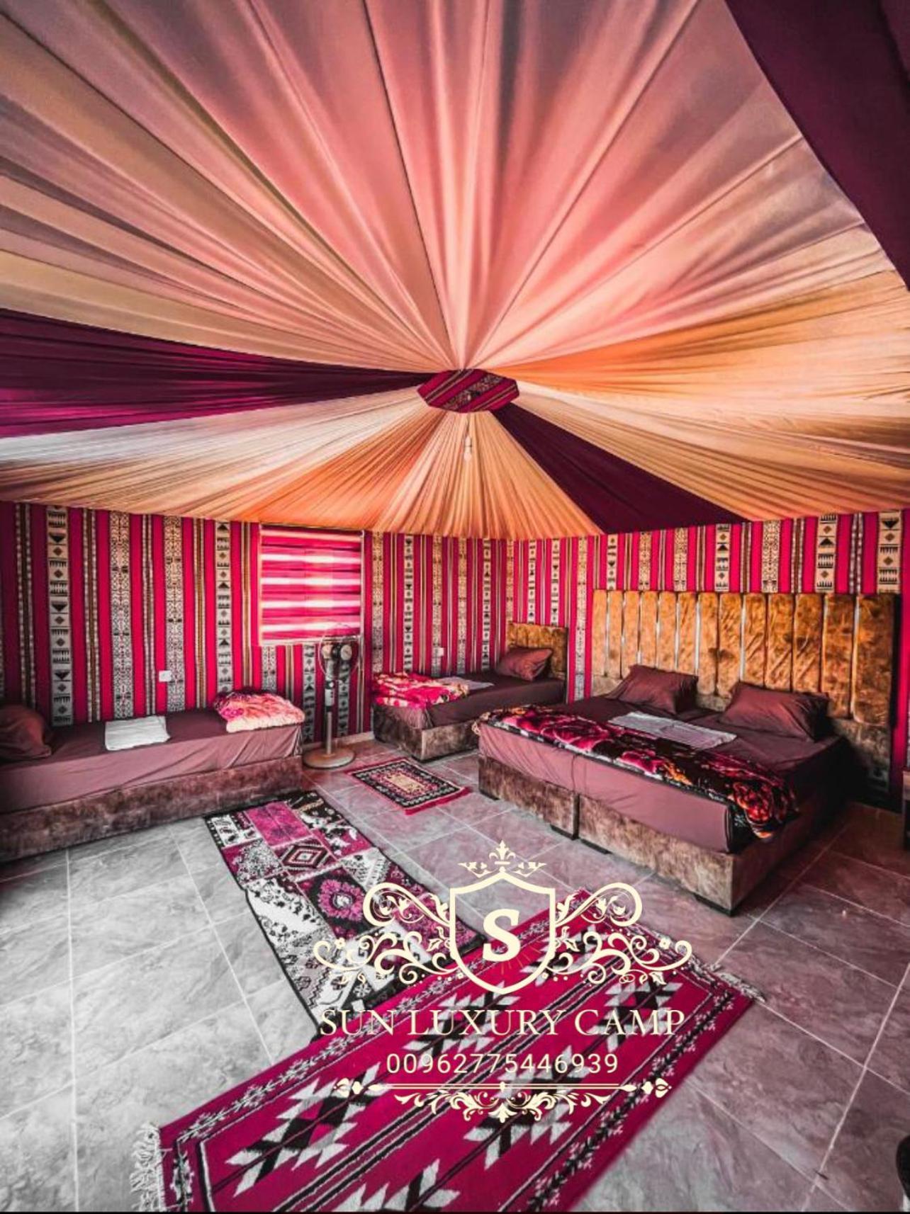 شقة Sun Luxury Camp &Tour وادي رم المظهر الخارجي الصورة